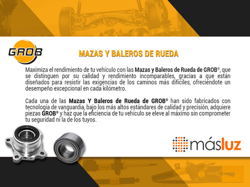 2- Mazas Rueda Traseras Promaster 1500 2014/2023 Grob