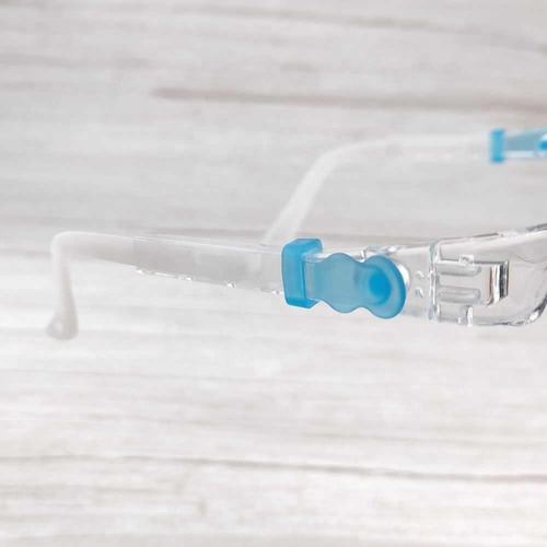 Mascarilla Visera Careta Cubre Boca Ojos Nariz Gafas Color Transparente