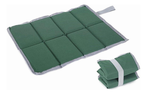 Cojín Para Acampar, Tela Oxford, Cómoda Almohadilla Verde