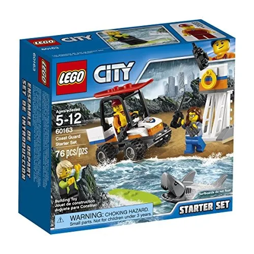 Lego City Coast Guard Guardacostas Starter Set 60163 Kit De