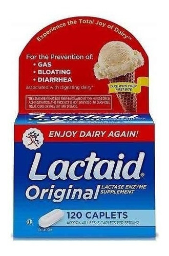 Lactaid Original Strength Lactasa - Unidad a $99000