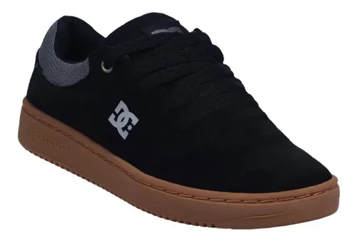 Zapatilla Dc Crisis Tx Ss Negro Suela Caramelo Hombre
