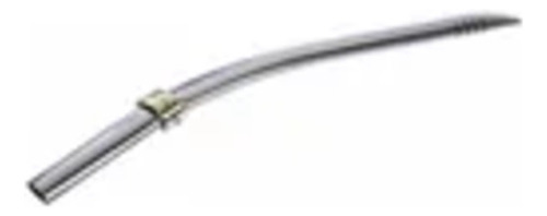 Bombilla Mate Chata Acero Inox Detalles Bronce 17 Cm Madu