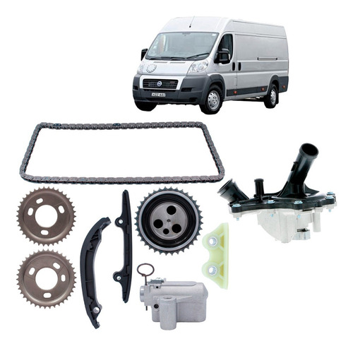 Kit Distribucion Para Fiat Ducato 2.2 2007 2015 Con Bomba