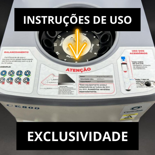 Centrífuga P/laboratório Prp - Prf 4000rpm Profissional