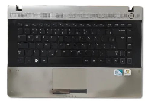 comprar Carcaça Base Com Teclado Touchpad P\u002F Notebook Samsung Rv411