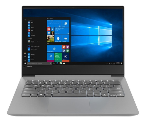 Laptop  Lenovo IdeaPad 330S-14IKB  gris platino 14", Intel Core i7 8550U  8GB de RAM 1TB HDD, Intel UHD Graphics 620 1366x768px Windows 10 Home