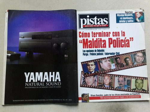 Revista Pistas Nº 15 Diciembre 1997 Crisis Contra La Policia