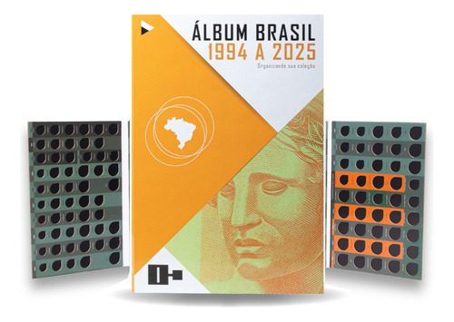 Álbum De Moedas Plano Real 1ª E 2ª Família Real- 1994 A 2025
