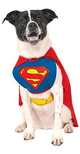 Ropa Para Perros Disfraz De Mascota De Dc Comics, Superman, 