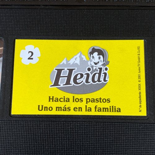 Heidi Vol. 2 Hacia Los Pastos Vhs Con 2 Capitulos En Español (Usado)