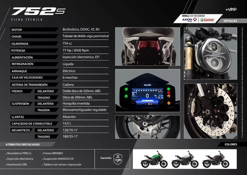 Imagen 17 de 17 de Benelli 752 S - Mejor Contado! - Créditos - Ahora 12/18