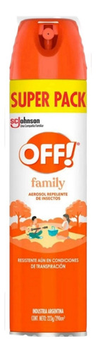 Repelente Mosquito Off Family Super Pack 290 Cm