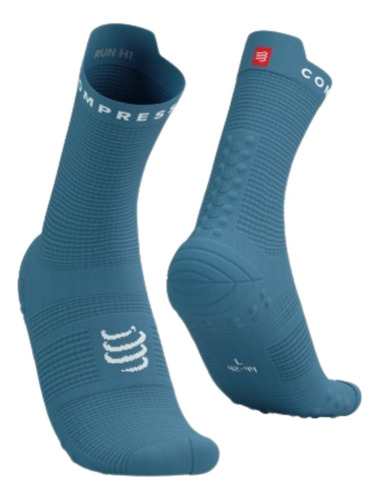 Meia De Compressão Para Corrida V4 Azul - Compressport