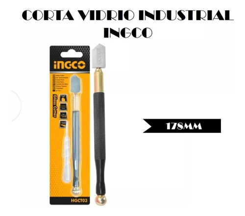 Corta Vidrio Industrial Marca Ingco