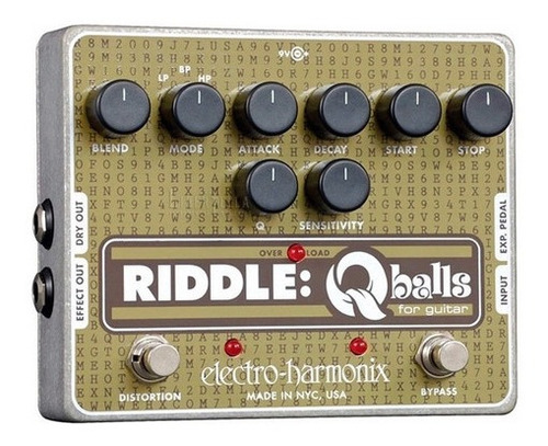 Pedal Envelope Filter Electro Harmonix Riddle Q Balls