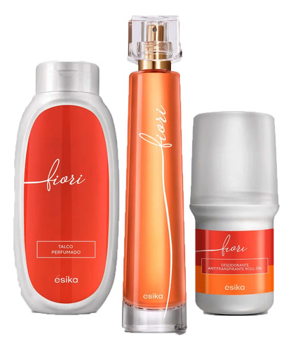 Fiori Perfume De Mujer Con Talco Y Deo Roll On