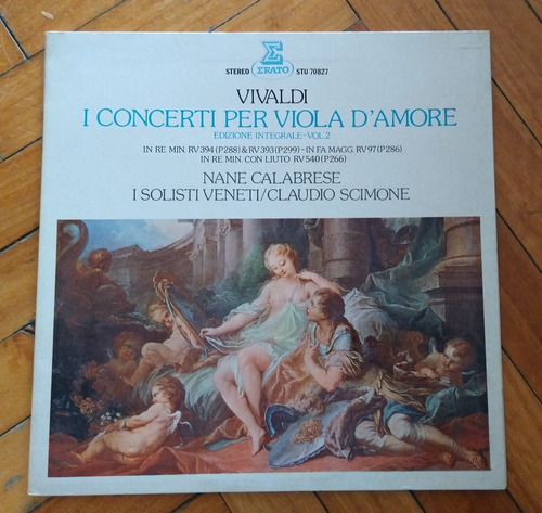Vinilo I Concerti Per Viola D'amore Vivaldi Calabrese Veneti