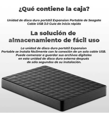 Imagen 3 de 3 de Disco Duro Externo Seagate Expansion Stea1000400 1tb + Auri