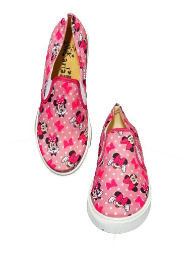 Tenis Zapato Mimie Mouse Lona Moda Casual Envio Full