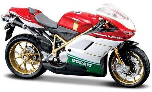 Moto Ducati 1098s Italia Maisto Colección Metal 1:18 Mrtoy