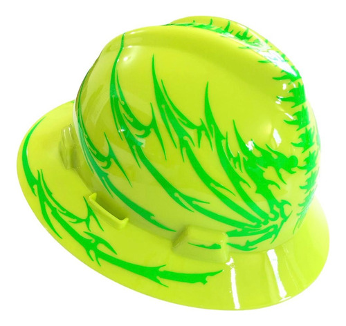 Casco Msa Fastrac Amarillo Alta Visibilidad Personalizado