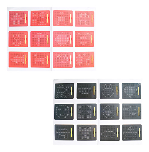 Tableta Magnet Pad Para Niños, Tablero De Dibujo Con Bolas D