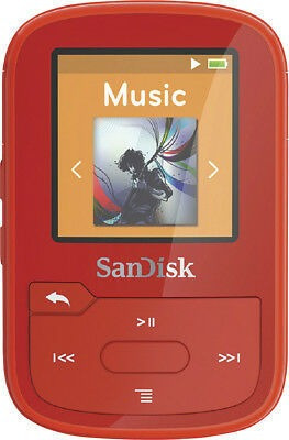 Sandisk - Clip Sport Plus 16 Gb * Reproductor De Mp3 - Rojo