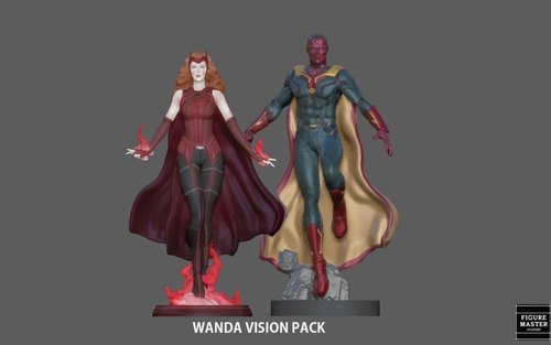 Archivo Stl Impresión 3d - Wanda Vision Fan Art