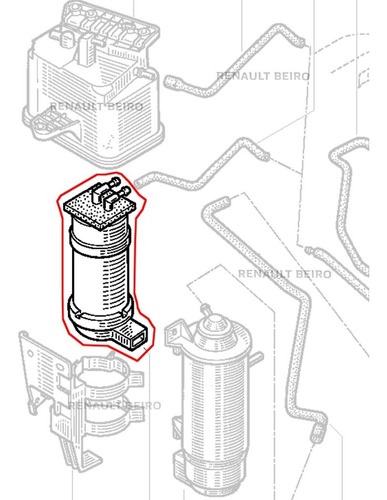 Canister Renault 19 Tricuerpo F3p 1.7 Original 