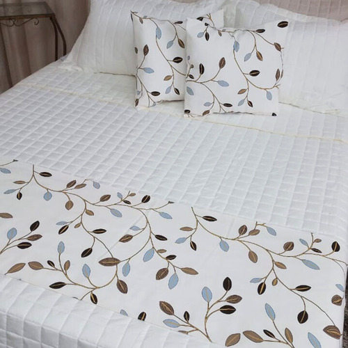 Xale Peseira Decorativo Casa Linda Jacquard Estampado Cor Folhas Desenho Listrado