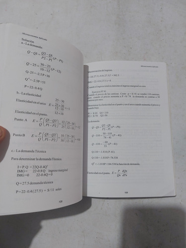 Libro Microeconomia Aplicada Silva Cubas (Usado)
