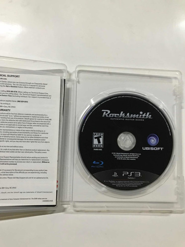Jogo Ps3 - Rocksmith Authentic - Original Mídia Física (Usado)