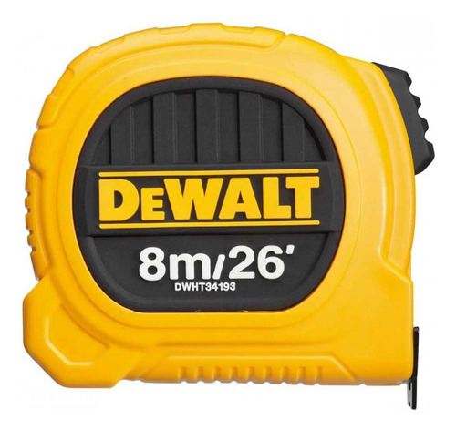 Huincha De Medir 8m/26' Diseño Compacto Dewalt Dwht34193