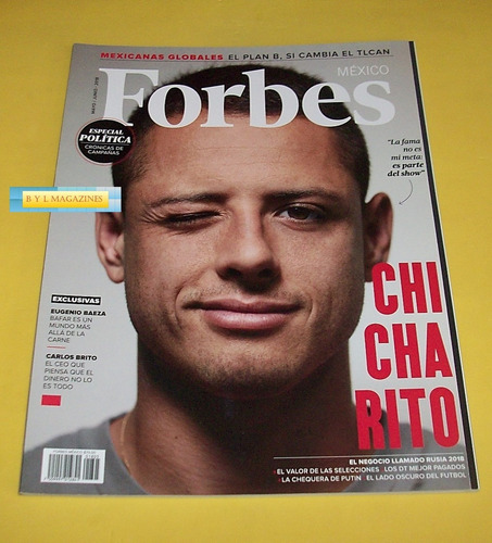 Javier Hernandez Revista Forbes 2018 Chicharito Aaron Diaz 