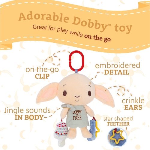Juguete De Peluche Para Bebé Dobby Mordedor Y Sensoriel