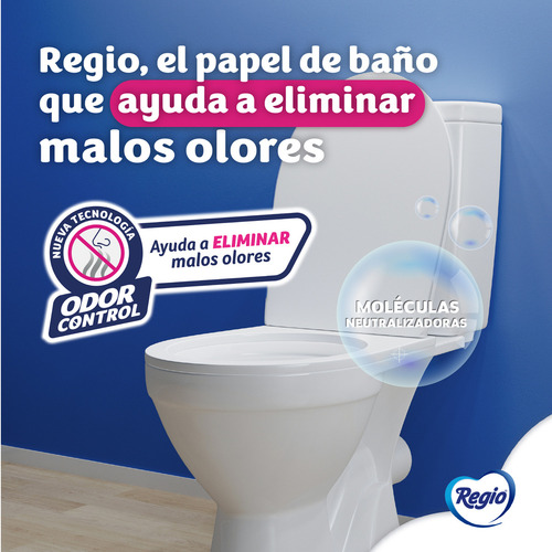 Papel Higiénico Regio Just -1 Con 6 Rollos