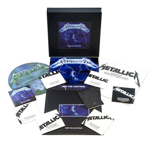 Cd Vinilo Dvd Metallica Ride The Lightning Deluxe Box Set.