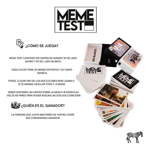 Juego De Mesa Dígalo Con Memes Meme Test Memmes Cartas Risas