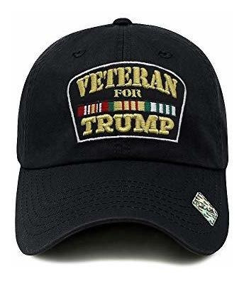 Veteranos Para Trump Papa Hat Cotton Balón De Bolas 3vsq9