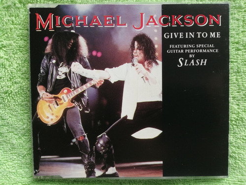 Eam Cd Maxi Single Michael Jackson & Slash Give In 2 Me 1991