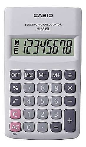 Calculadora Portátil 8 Dígitos Casio Hl-815l-we-w Casio