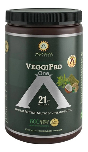 Veggi Pro One Batido Proteico Vegano 600 Gr. Envio Gratis