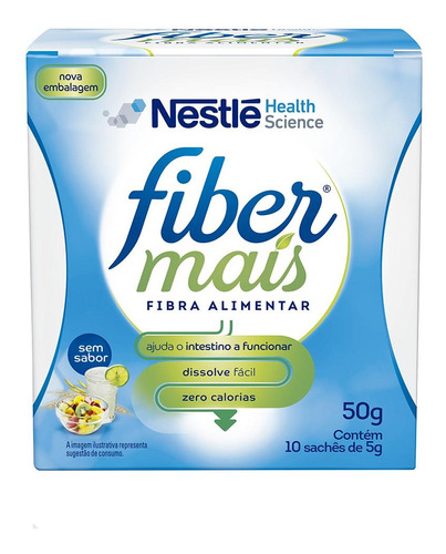 FiberMais Nestlé - sem sabor - caixa com 10 un.