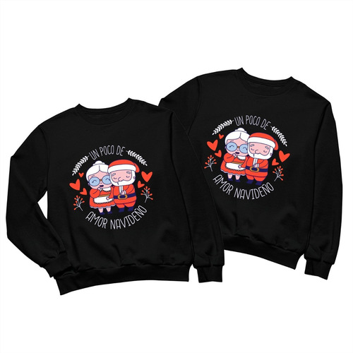 Imagen 2 de 5 de Dúo De Sudadera - Navidad - Pareja - Amor Navideño