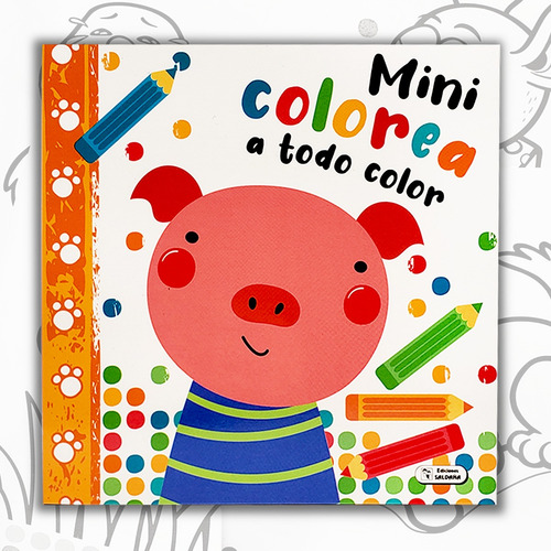 4 Mini Libros Para Colorear Colorea A Todo Color Infantil