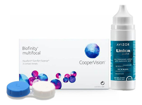 Lentes De Contacto Biofinity + Solución Avizor 60ml Gratis