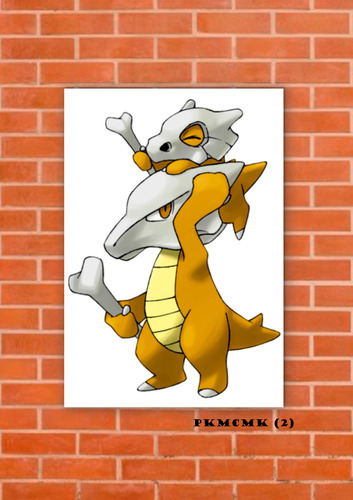 Cuadros Poster Pokemon Cubone Evolucion 33x48 (cmk 2)