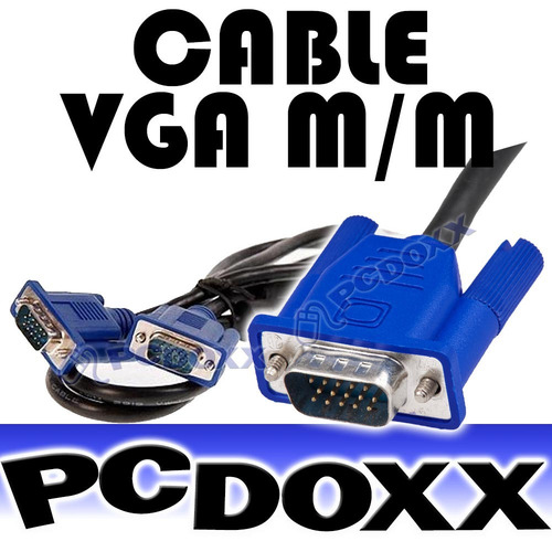 Imagen 2 de 4 de Cable Vga 10 Mts Pc Pantalla Tv Led Proyector Video Rgb Db15