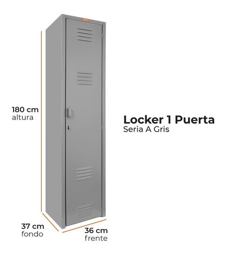 Locker Metálico 1 Puertas Envío Gratis En Cdmx Casillero S A